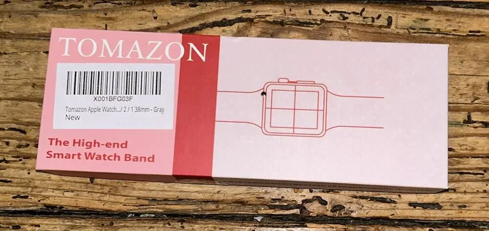 Tomazon Apple Watch 38mm Gray High End Smart Watch Band